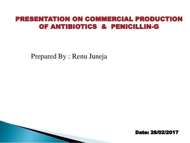 penicillin g production